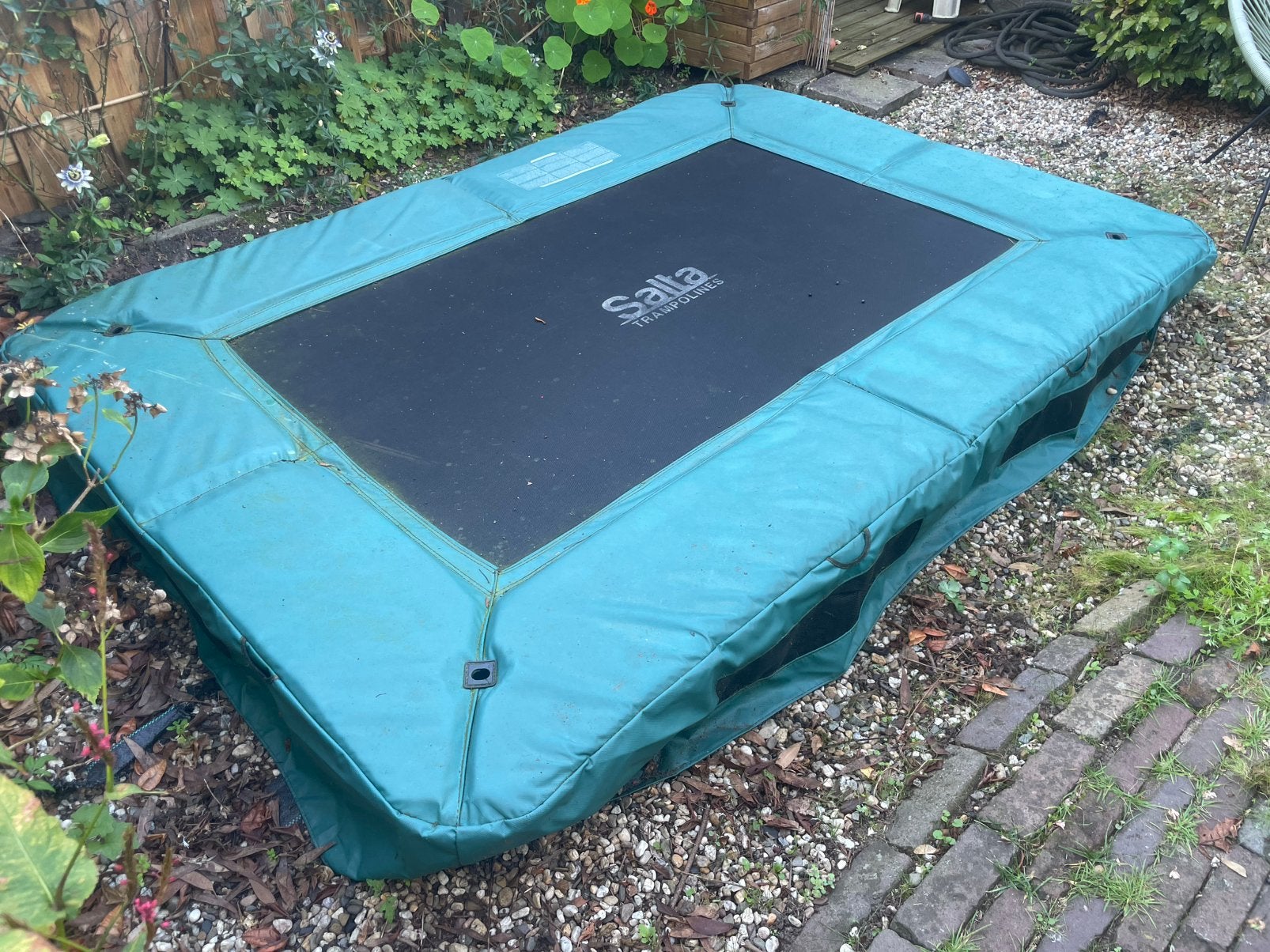 Trampoline Salta te koop, Ophalen, Gebruikt