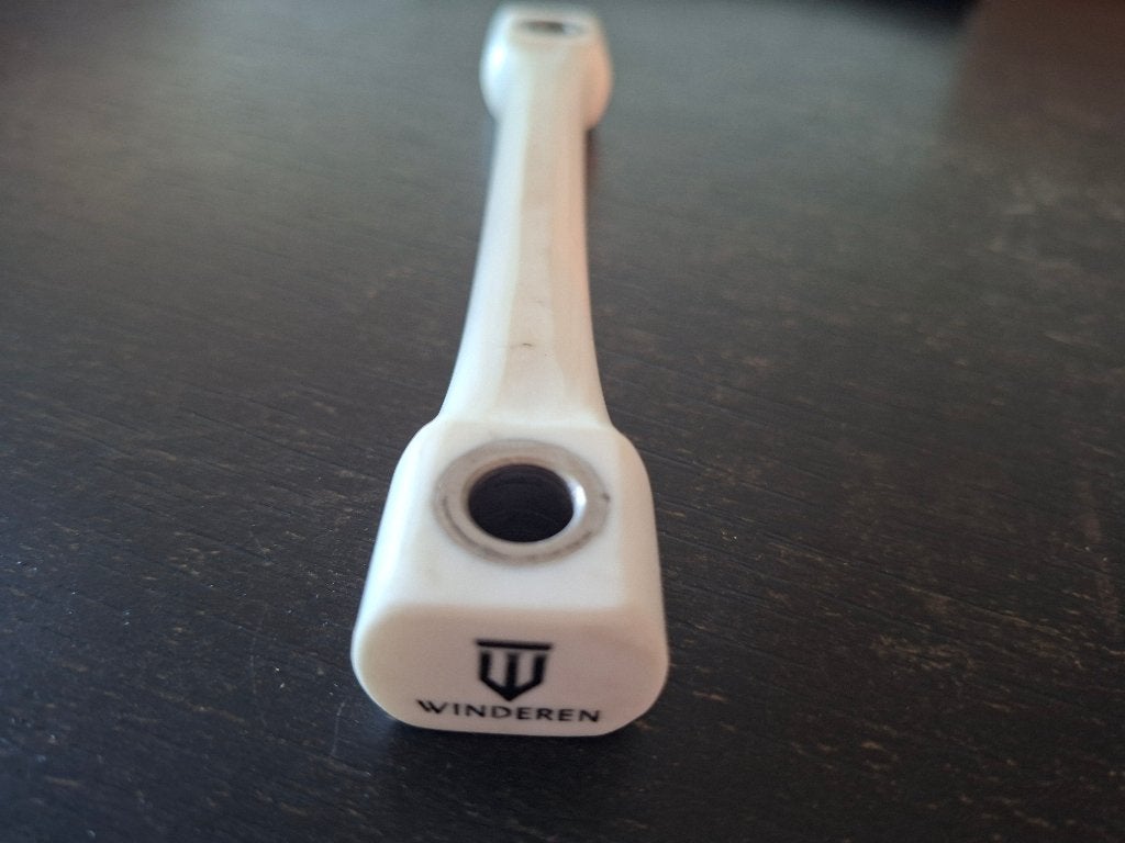 Winderen flexi stang 14 mm en 12,5 cm, Dieren en Toebehoren, Wit, Ophalen of Verzenden, Overige maten, Bit