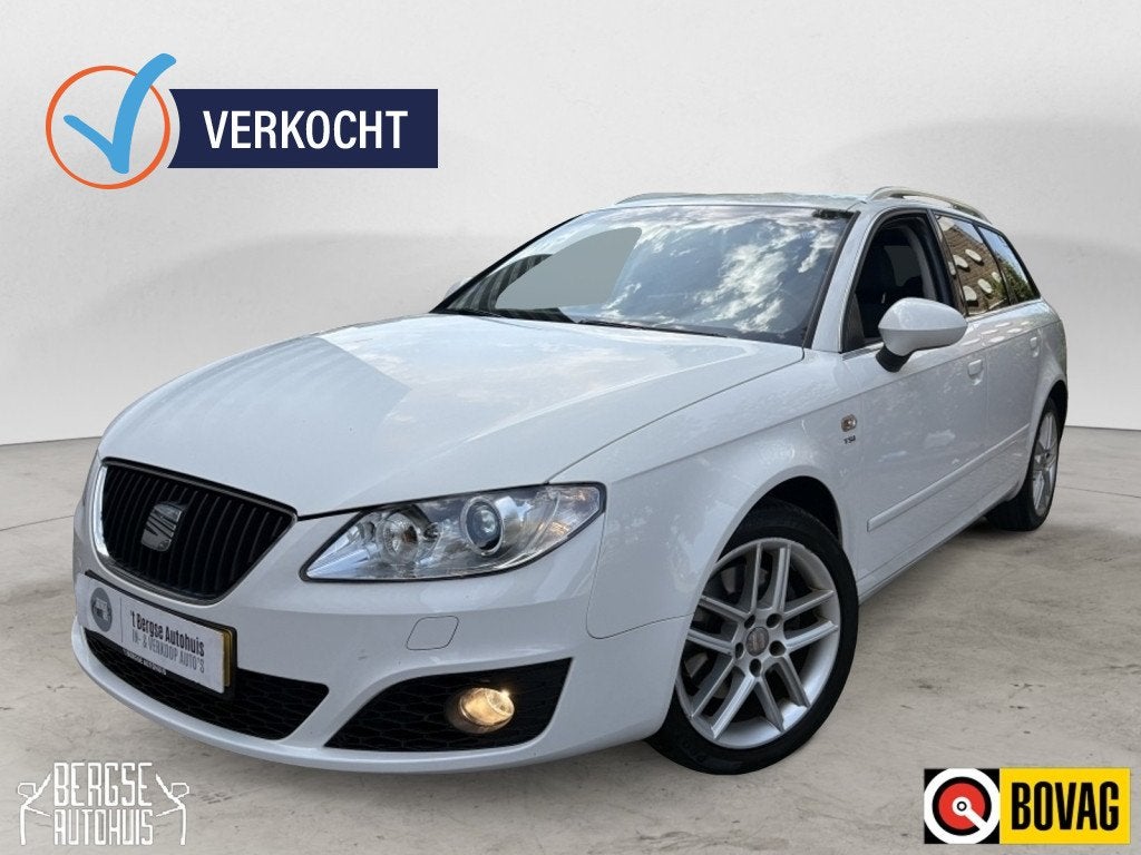 SEAT Exeo ST 1.8 TSI Style Cruise Ecc Navi Lmv Pdc, Auto's, Euro 5, Gebruikt, 4 cilinders, Wit