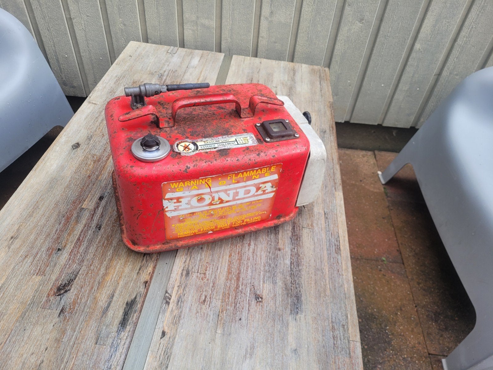 Honda nostalgische benzinetank, Ophalen of Verzenden, Gebruikt, Motor en Techniek