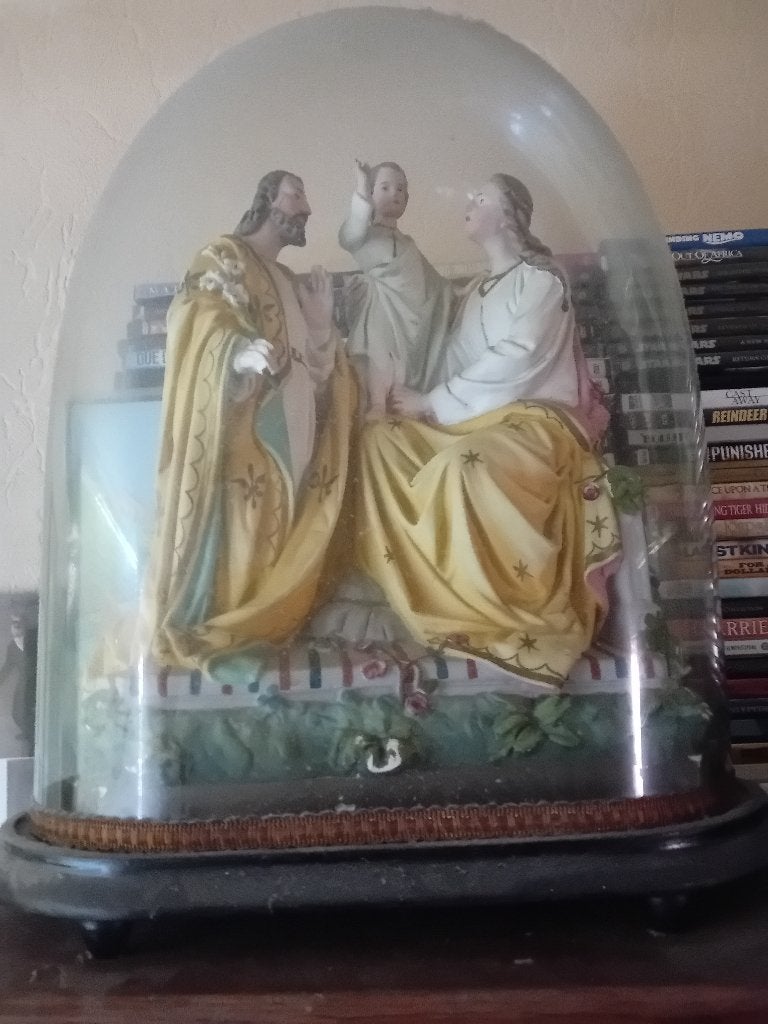 Heiligenbeeld groot, Ophalen