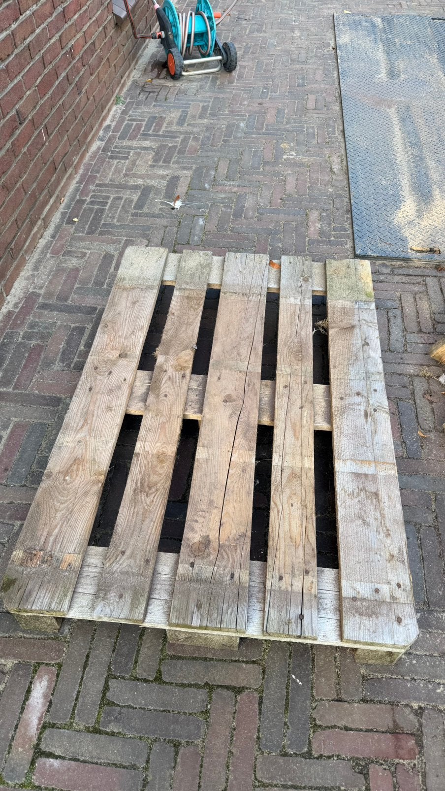 Pallets, Doe-het-zelf en Verbouw, Ophalen, Zo goed als nieuw, 50 mm of meer, Minder dan 200 cm