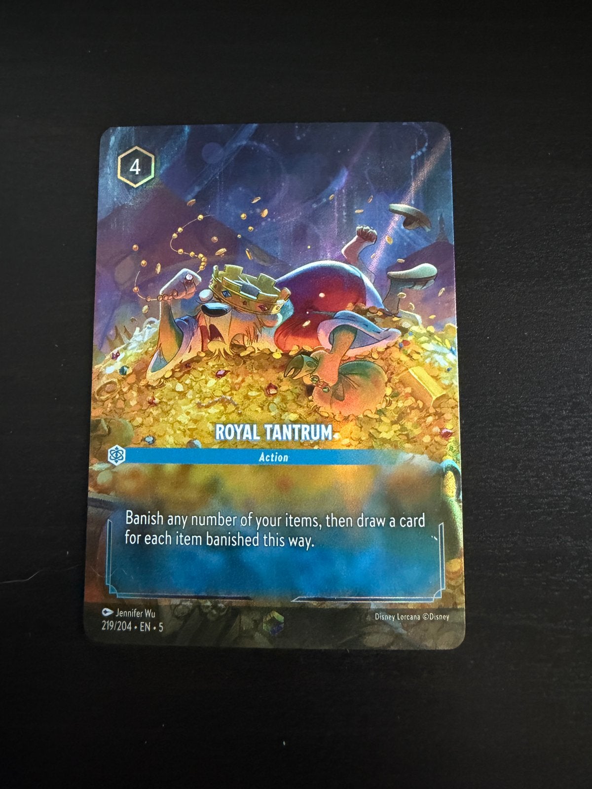 Royal tantrum shimmering skies lorcana enchanted, Ophalen of Verzenden, Zo goed als nieuw
