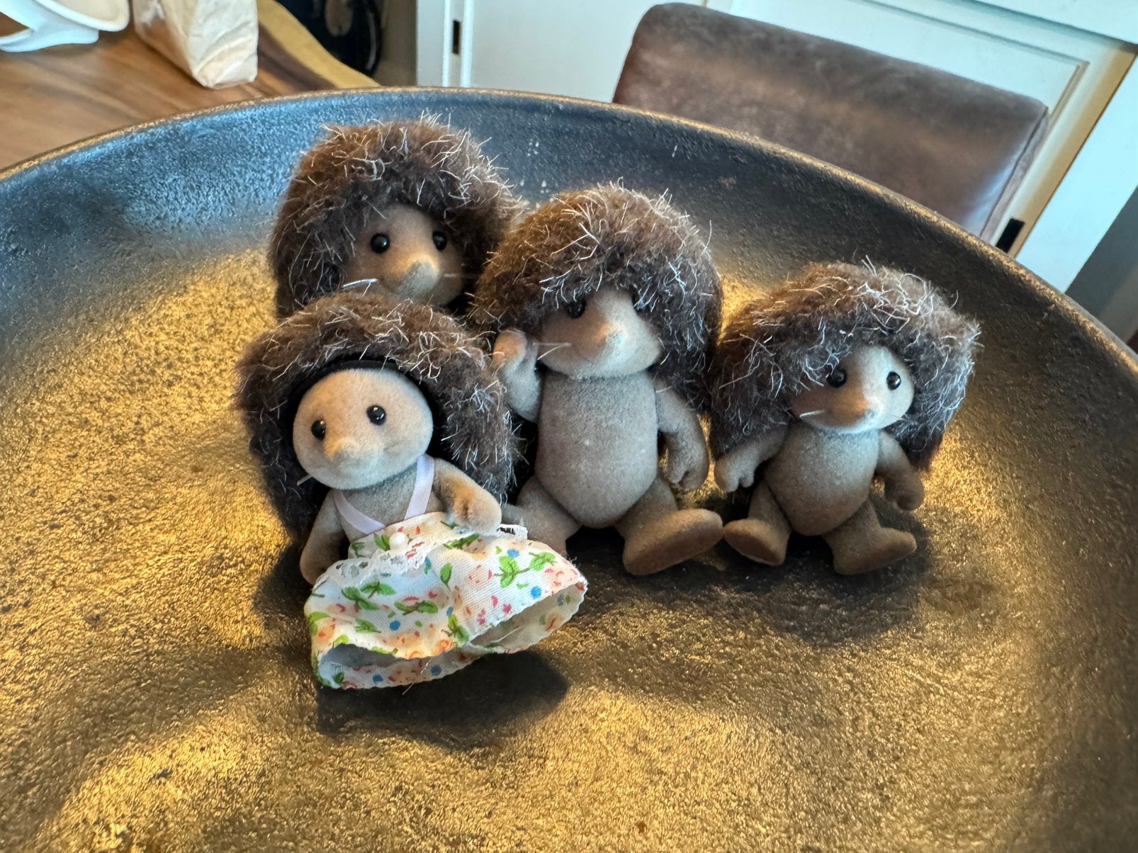 4 Sylvanian egel egeltjes egels, Ophalen, Zo goed als nieuw