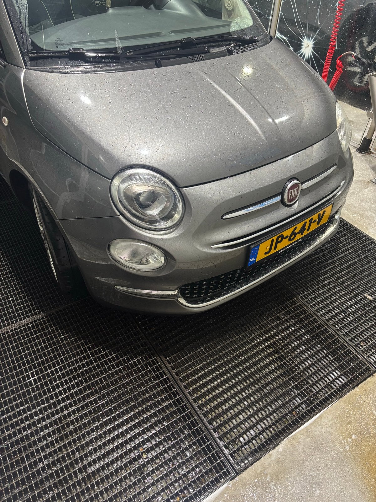 Fiat 500 0.9 85pk Twinair Turbo 2016 Grijs, Auto's, Voorwielaandrijving, 31 €/maand, Handgeschakeld, 26 km/l