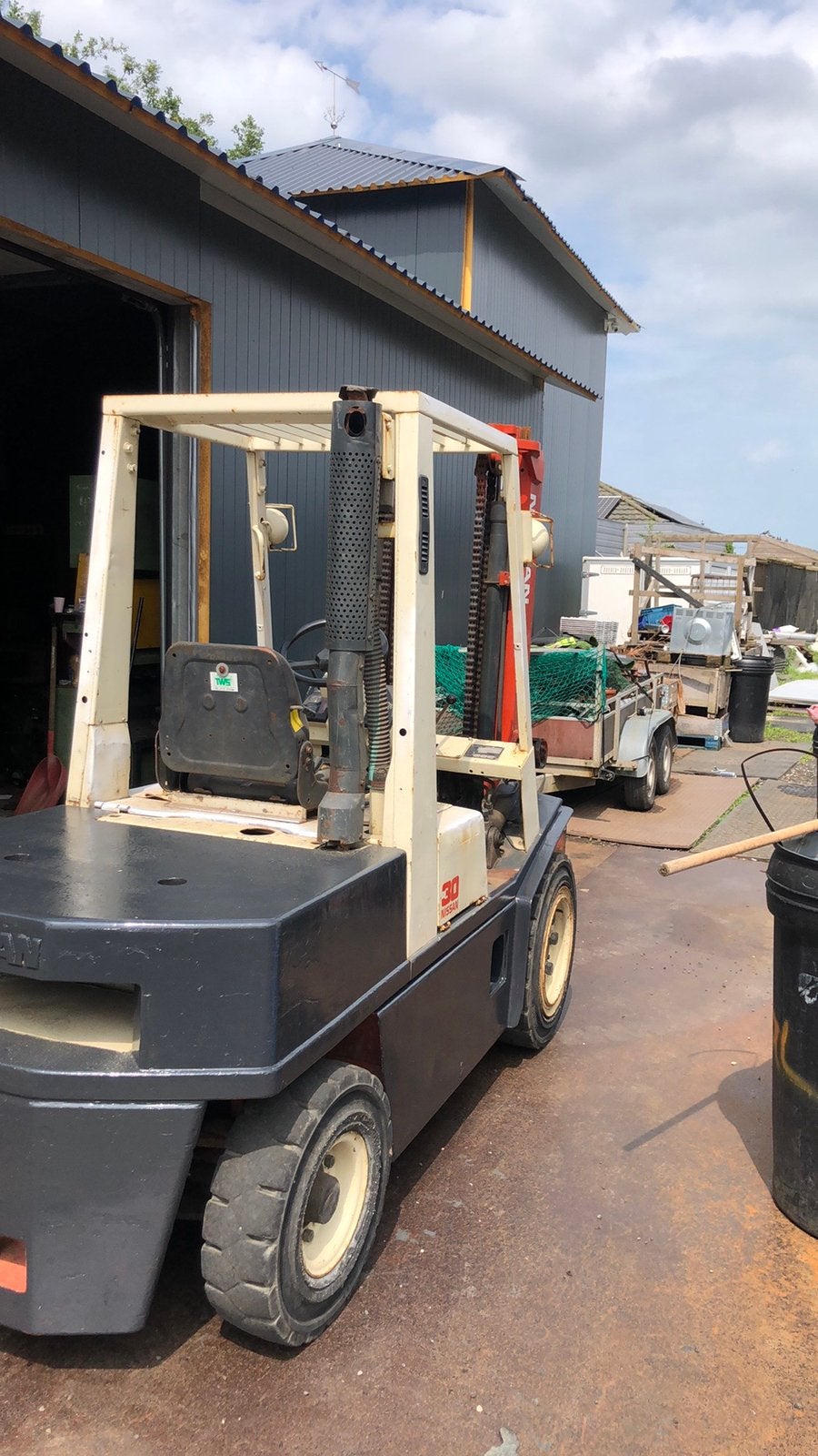 Nissan 3 tons heftruck, Ophalen of Verzenden, Diesel, Heftruck