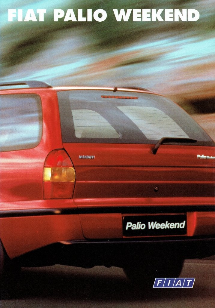Folder Fiat Palio Weekend (Belgische uitgave - 1997), Boeken, Verzenden, Zo goed als nieuw, Overige merken