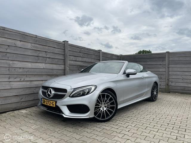 Mercedes C-klasse Cabrio 180 Premium Plus Stoel/Nekverw. AMG, Auto's, Euro 6, Cabriolet, 4 stoelen, 1595 cc