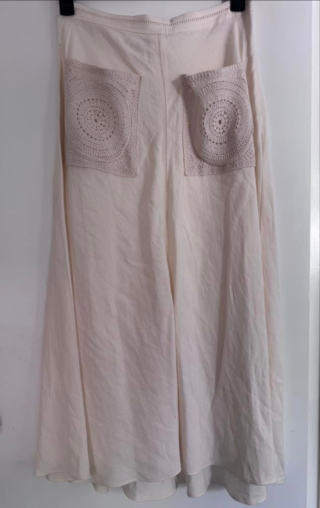 Zara - lange rok met gehaakte zakken - maat XL, Overige kleuren, Maat 46/48 (XL) of groter, Ophalen of Verzenden, Zo goed als nieuw