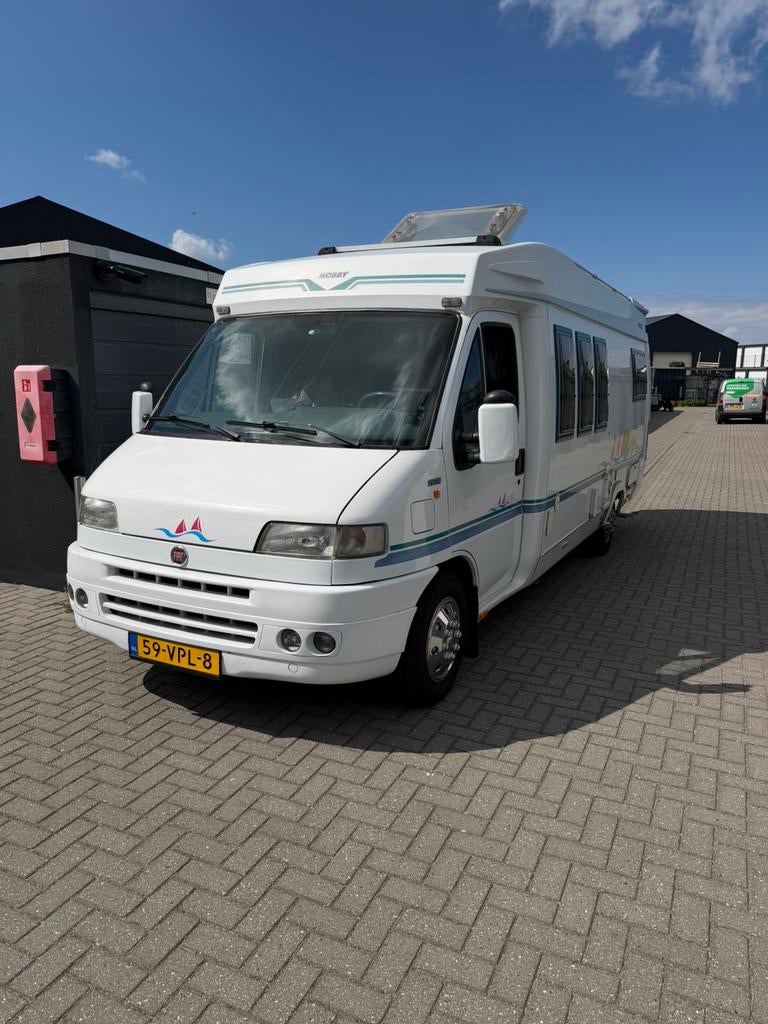 Nette fiat ducato 2.5 TDI APK 2028, Caravans en Kamperen, Campers, Ringverwarming, Fiat, Hobby, Afzuigkap