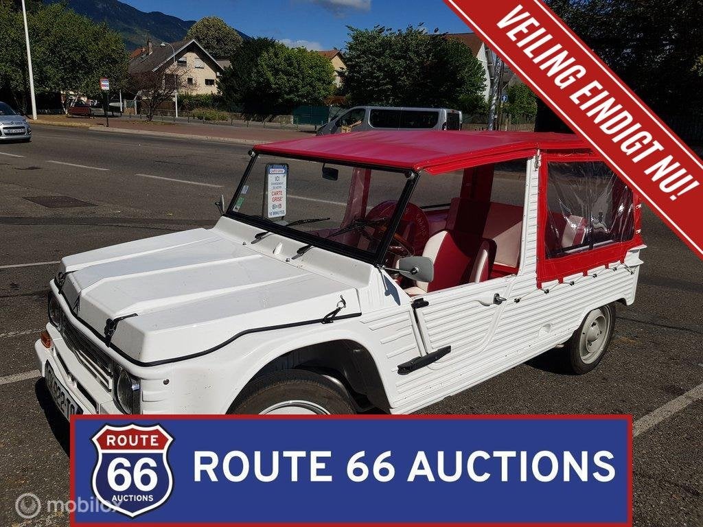 Citroën Méhari | 1974 | Route 66 Auctions, Auto's, Overige carrosserieën, Citroën, Zwart, Bedrijf