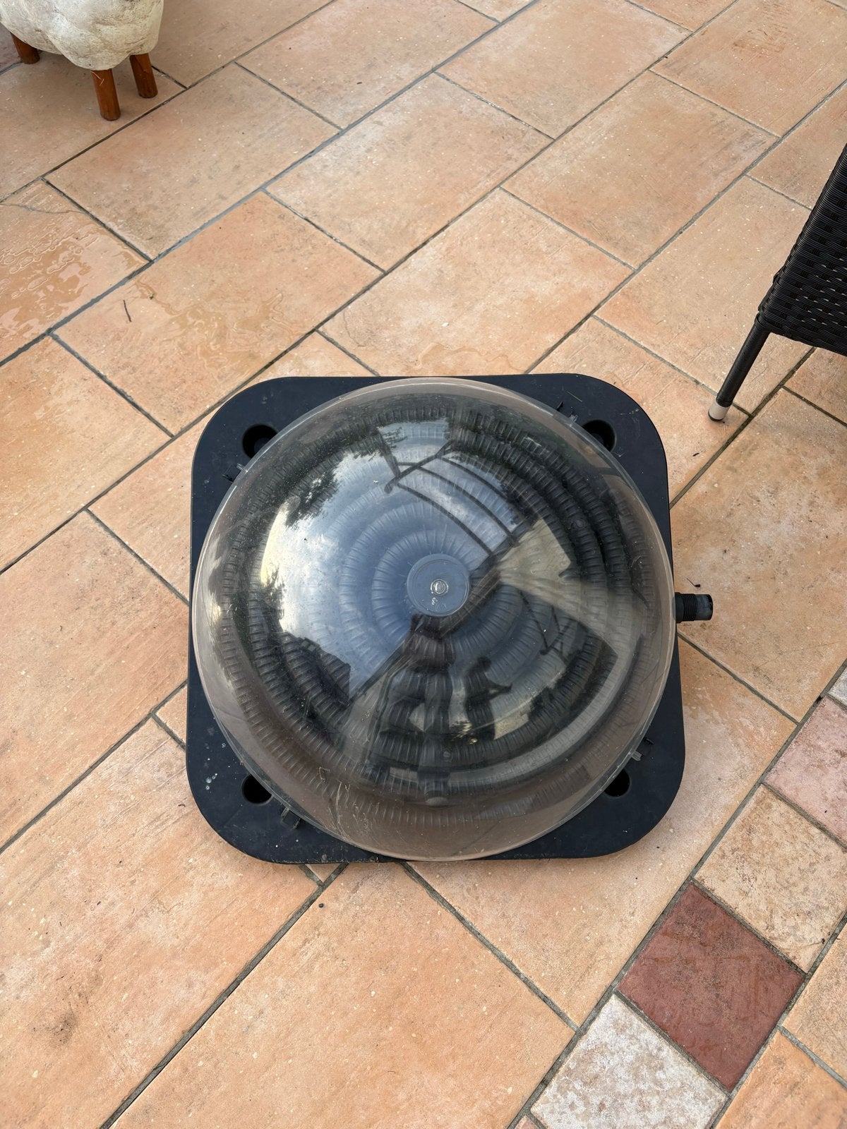 Zwembadverwarming solar bol (zonder slang), Tuin en Terras, Zwembad-toebehoren, Ophalen, Gebruikt, Verwarming