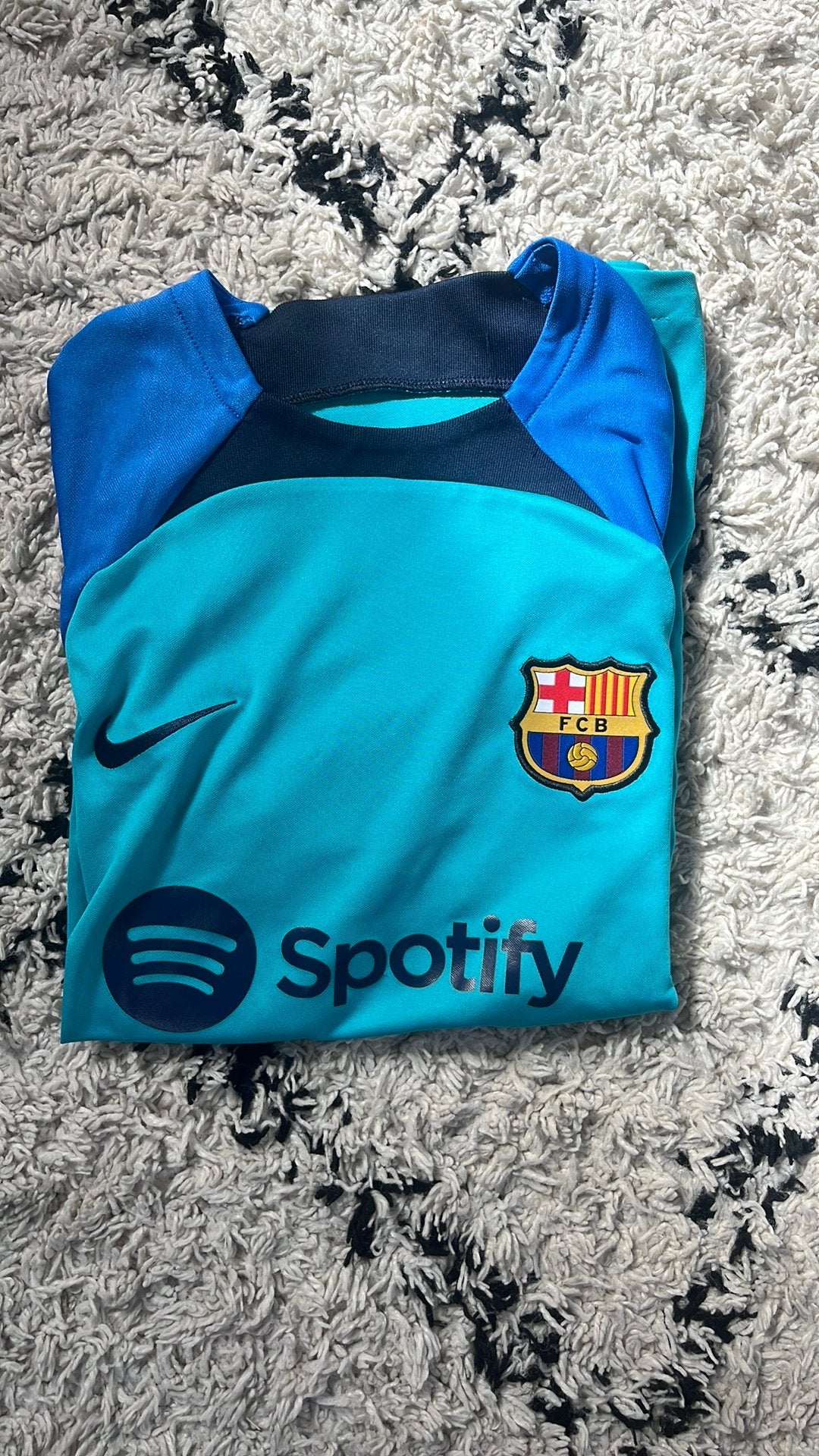 Barcelona trainings shirt, Ophalen of Verzenden, Nieuw, Blauw, Voetbal