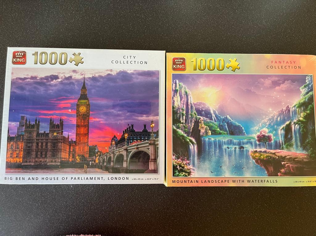 King puzzel 1000 stukjes, Ophalen of Verzenden, 500 t/m 1500 stukjes, Nieuw
