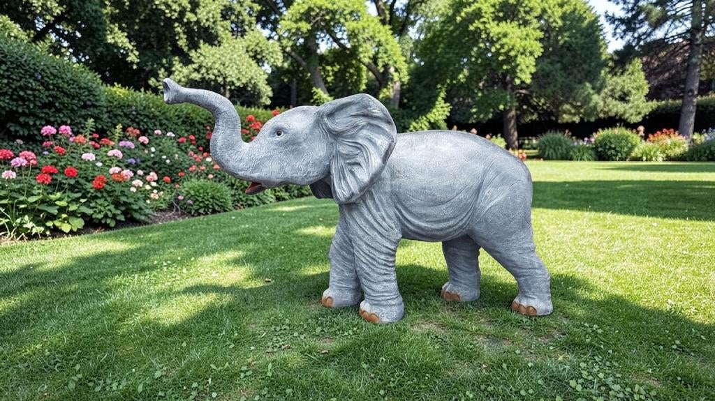 Tuinbeelden polyester gorilla, olifant beeld nijlpaard, Tuin en Terras, Tuinbeelden, Ophalen, Nieuw, Kunststof, Dierenbeeld