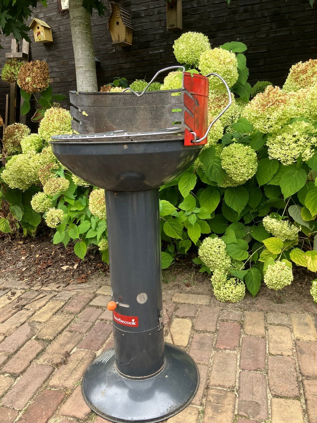 Barbecook houtskool barbecue op voet, Tuin en Terras, Gasbarbecues, Ophalen, Gebruikt