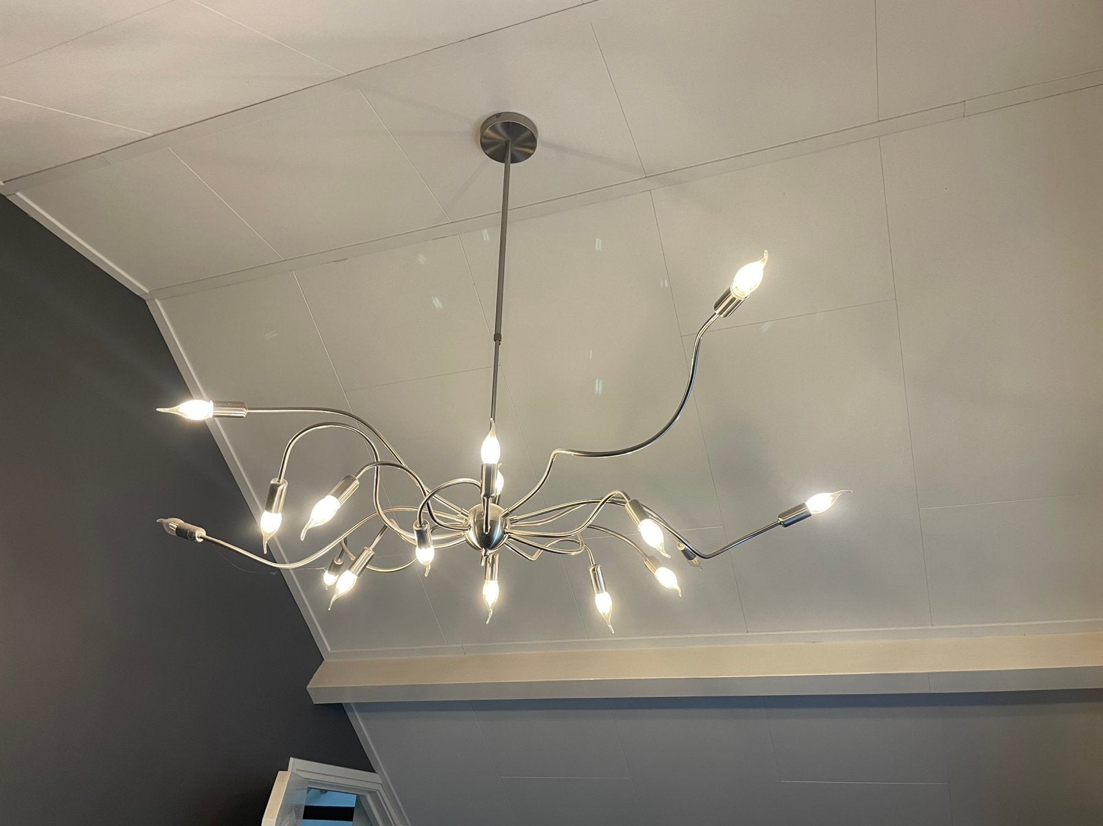 Grote hanglamp kroonluchter decolamp, Ophalen, Zo goed als nieuw