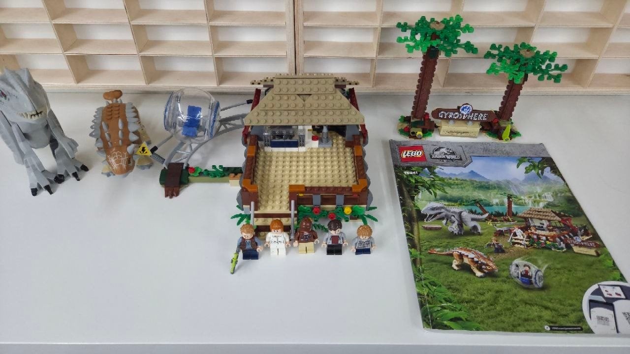 lego Jurassic World 75941 Indominus Rex vs Ankylosaurus, Jurassic World, Lego, Ophalen of Verzenden, Zo goed als nieuw