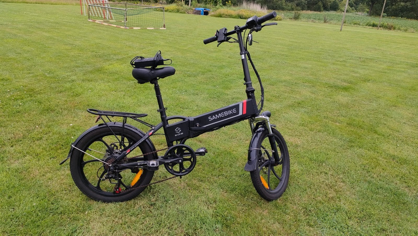 Samebike E-ONE opvouwbare elektrische fiets, Fietsen en Brommers, Gebruikt, Minder dan 47 cm, 30 tot 50 km per accu, Ophalen