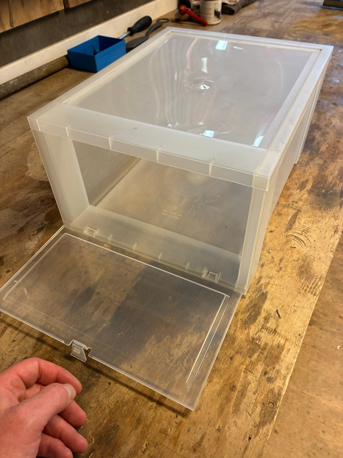 Transparante Schoen Opbergdoos - 28x18x35,5 cm, Huis en Inrichting, Kasten | Schoenenkasten, Zo goed als nieuw, Ophalen