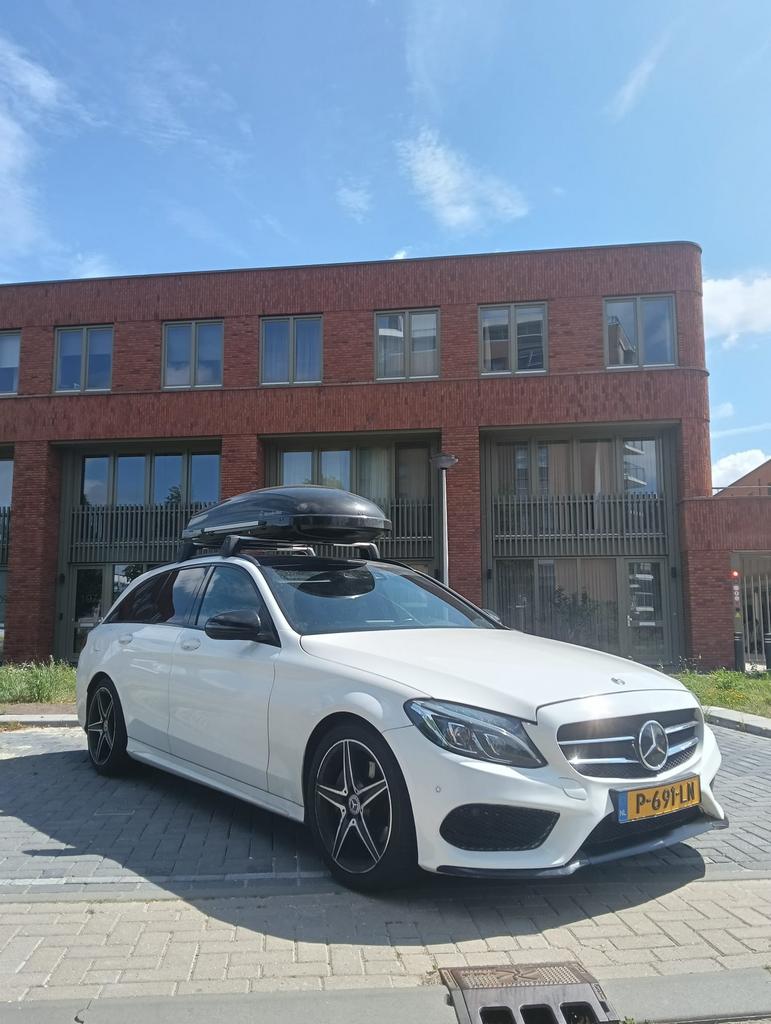 Mercedes-Benz C-Klasse C220 CDI 2.1 125KW A7 Estate 2017 Wit, Auto's, Achterwielaandrijving, 1800 kg, 4 cilinders, Wit