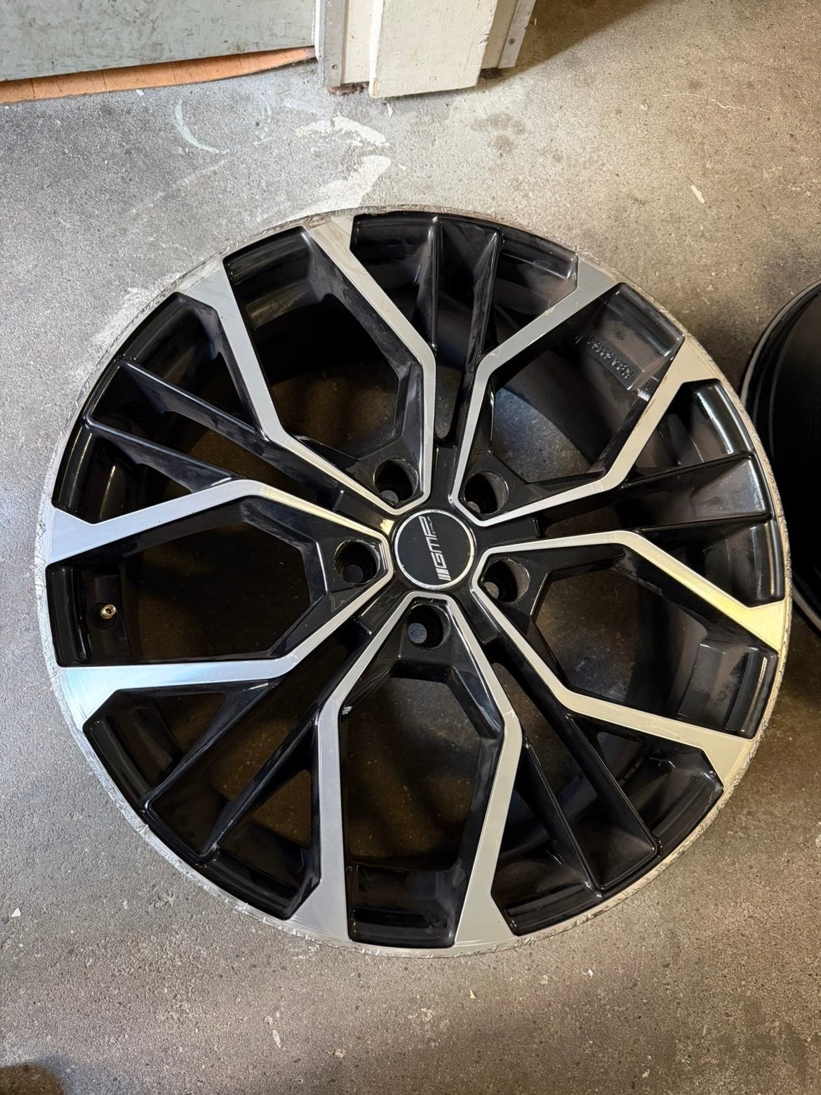 19inch AMG-look velgen 5x112. Opknappers met stoeprandschade, Auto-onderdelen, Banden en Velgen, Gebruikt, Velg(en), 235 mm, Zomerbanden
