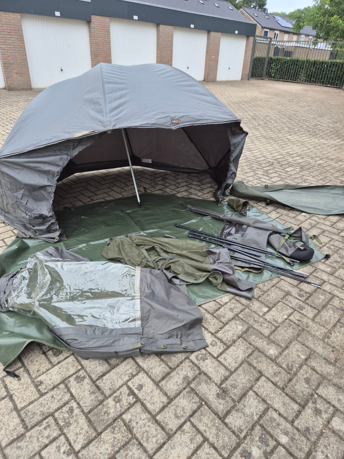 Fox 60" Supa Brolly System MK1 - Karper Bivvy, Ophalen, Gebruikt, Overige typen