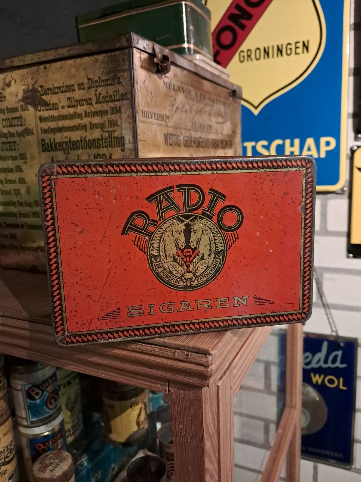 Radio sigaren blikje, Ophalen of Verzenden, Zo goed als nieuw, Overige