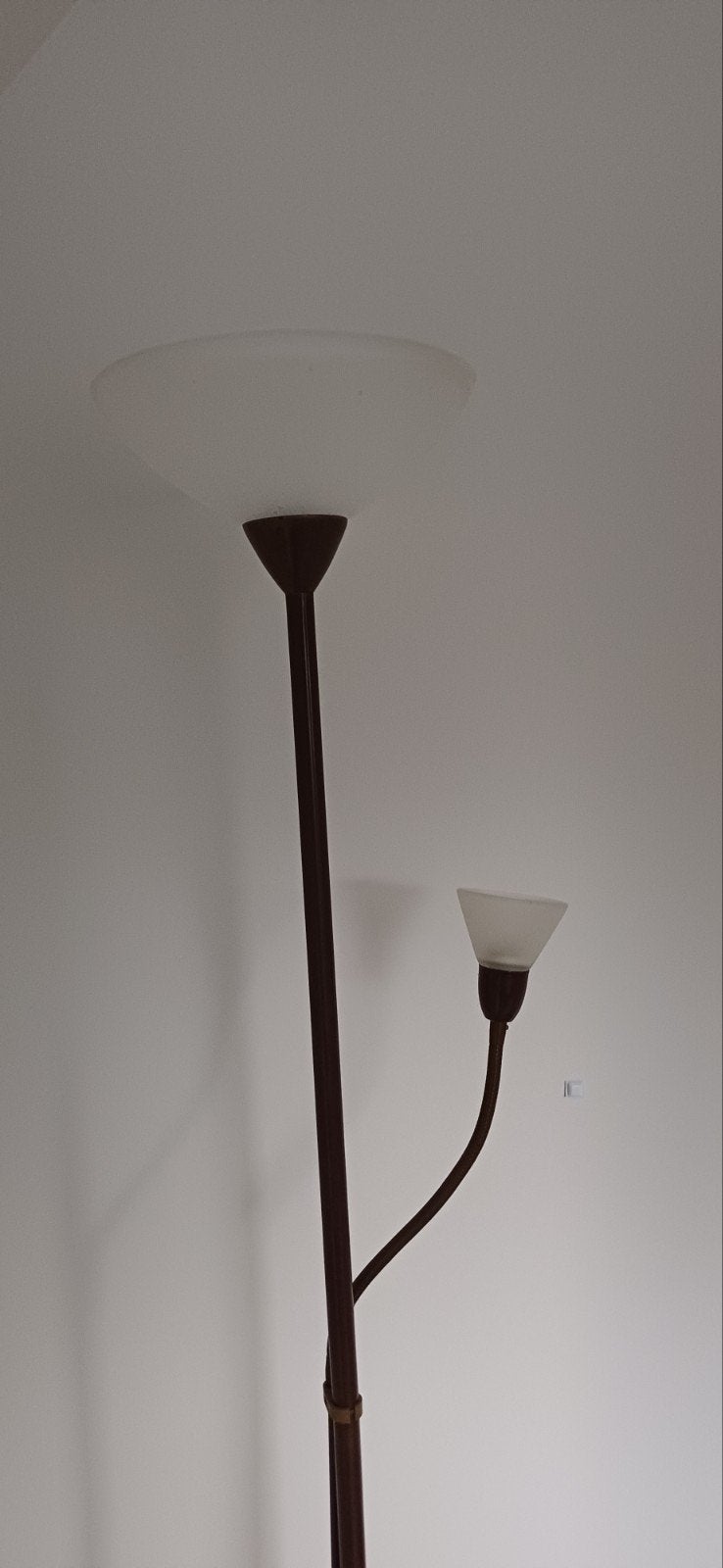 Mooie vloerlamp., 150 tot 200 cm, E27 (groot), Ophalen of Verzenden, Glas