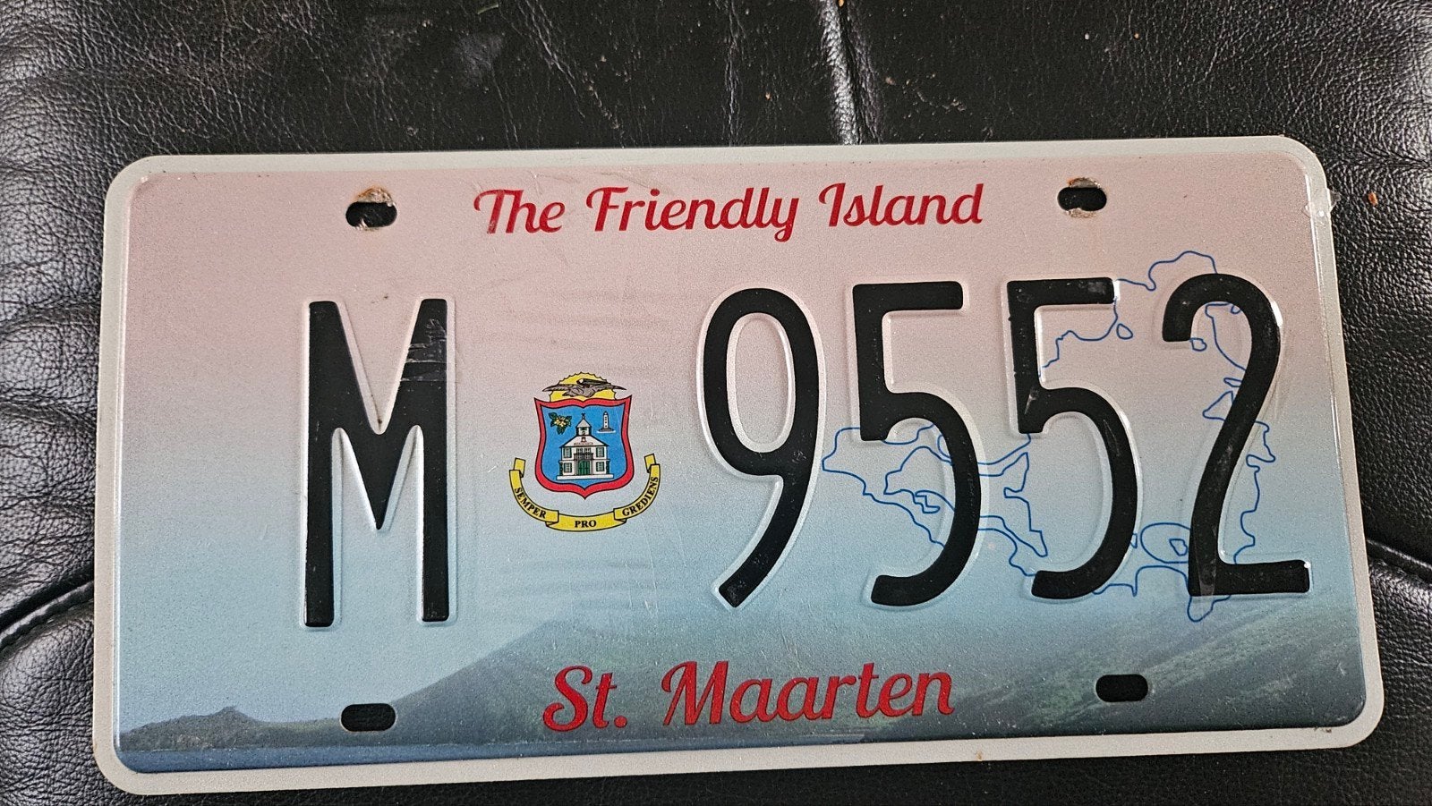 nummerplaat kentekenplaat St.Maarten, Verzamelen, Ophalen, Gebruikt, Auto's