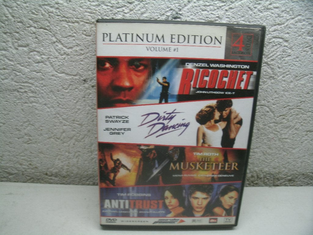 dvd 222b ricochet trust / musketeer /dirty dancing 4 dvd, Vanaf 12 jaar, Ophalen of Verzenden, Zo goed als nieuw