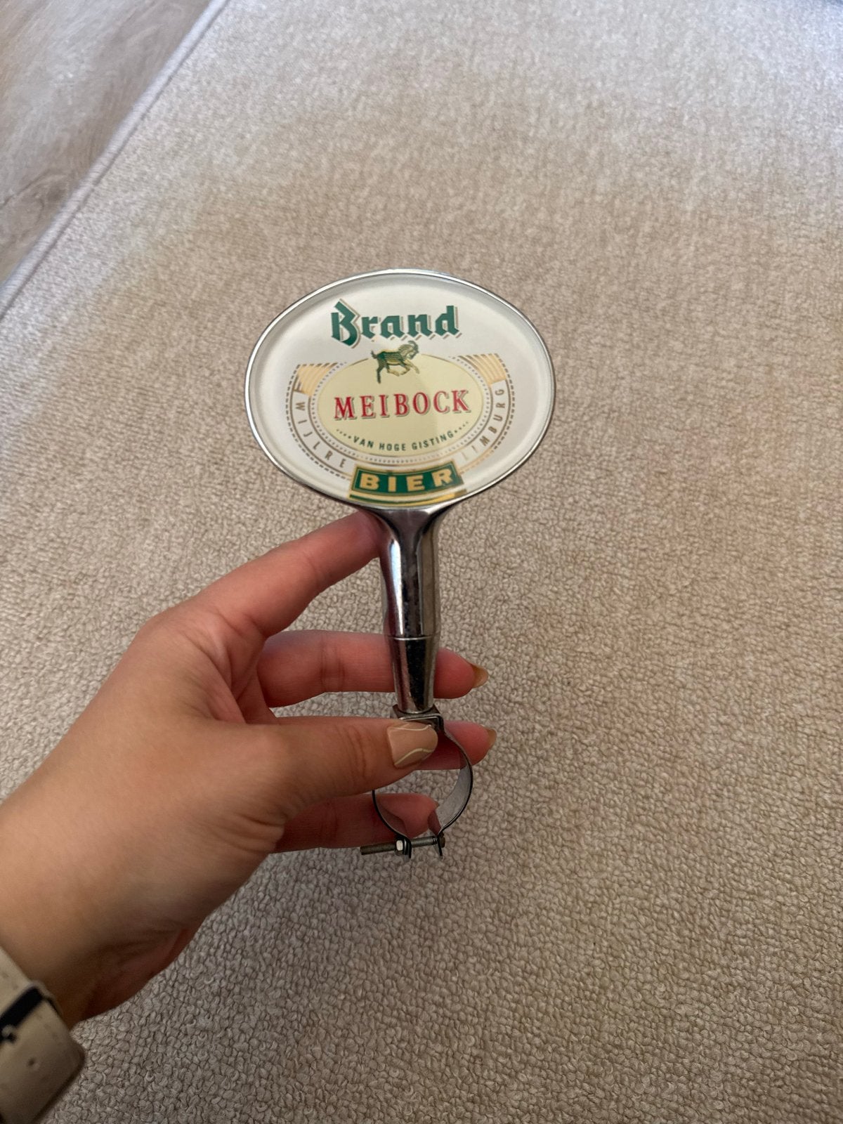 Brand Meibock Bier Taphendel, Ophalen of Verzenden, Gebruikt, Overige typen, Brand
