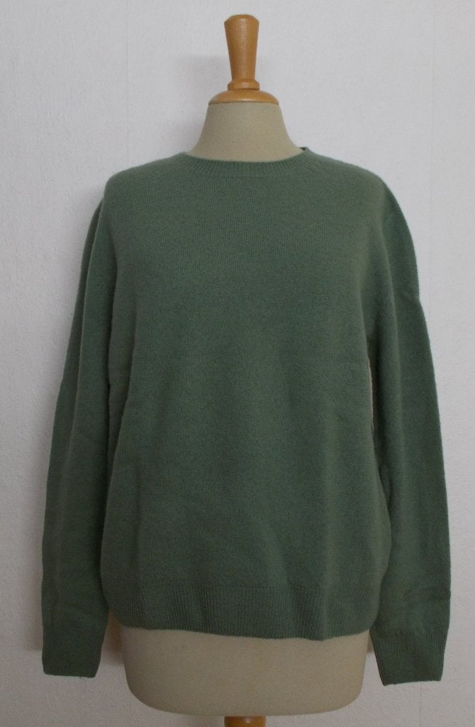 Zacht en soepele groene 100% wollen trui! XL, Kleding | Dames, Verzenden, Nieuw, Maat 46/48 (XL) of groter, Groen