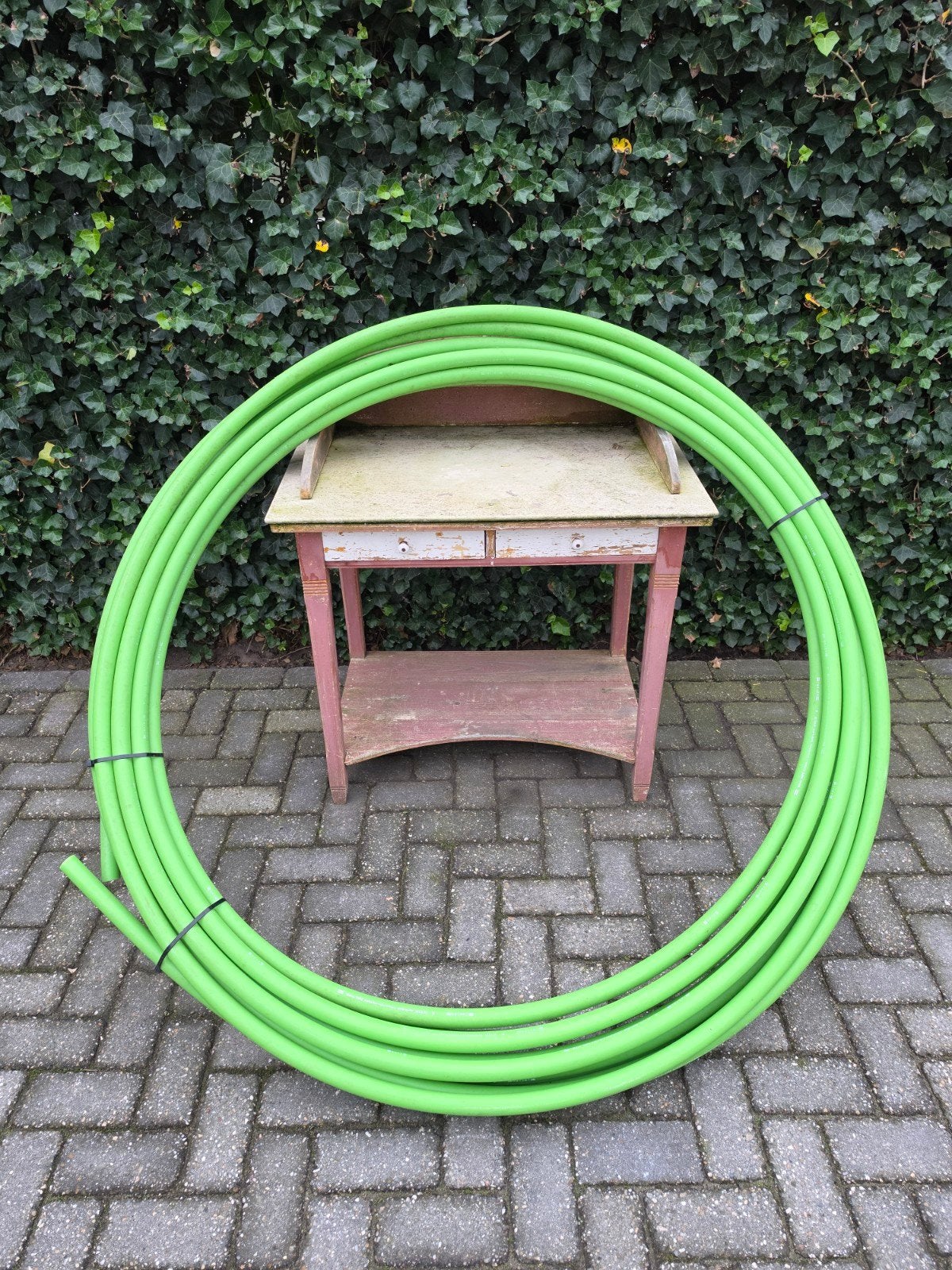 Wavin HDPE Kabelbeschermbuis Groen 32x3.35 - ca. 45 meter., Ophalen, Zo goed als nieuw, Overige merken, Kabel of Snoer