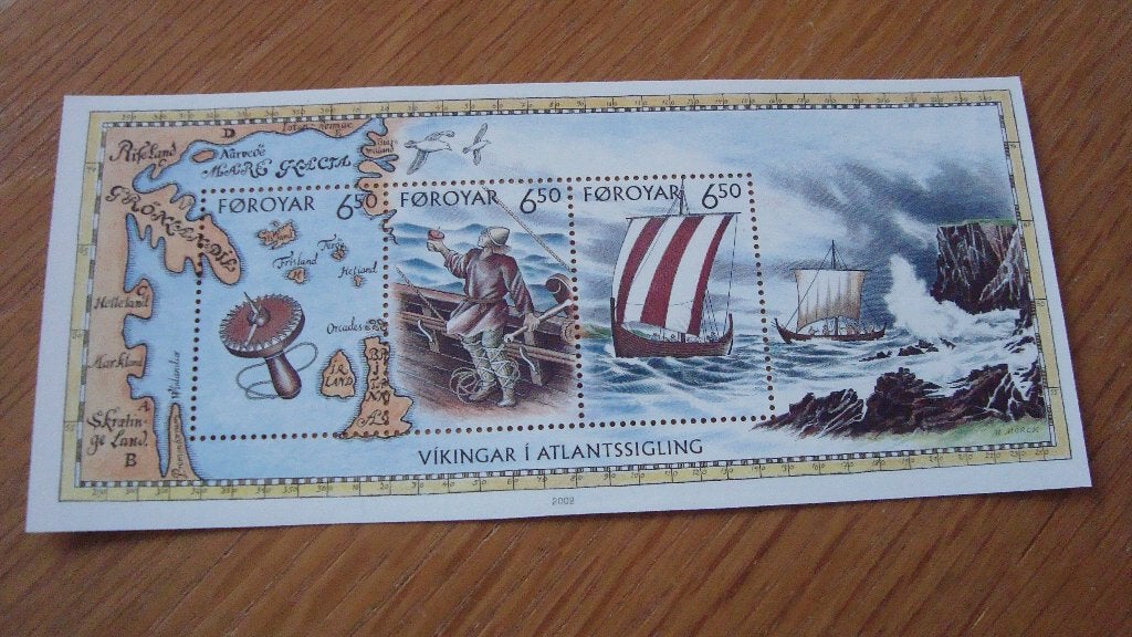 Faroer Mi:Blok 12 postfris, Verzenden, Denemarken, Postfris