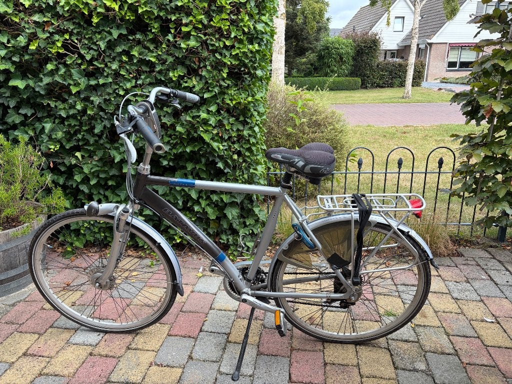 Heren fiets, Fietsen en Brommers, Gebruikt, Velgrem, Versnellingen, Batavus