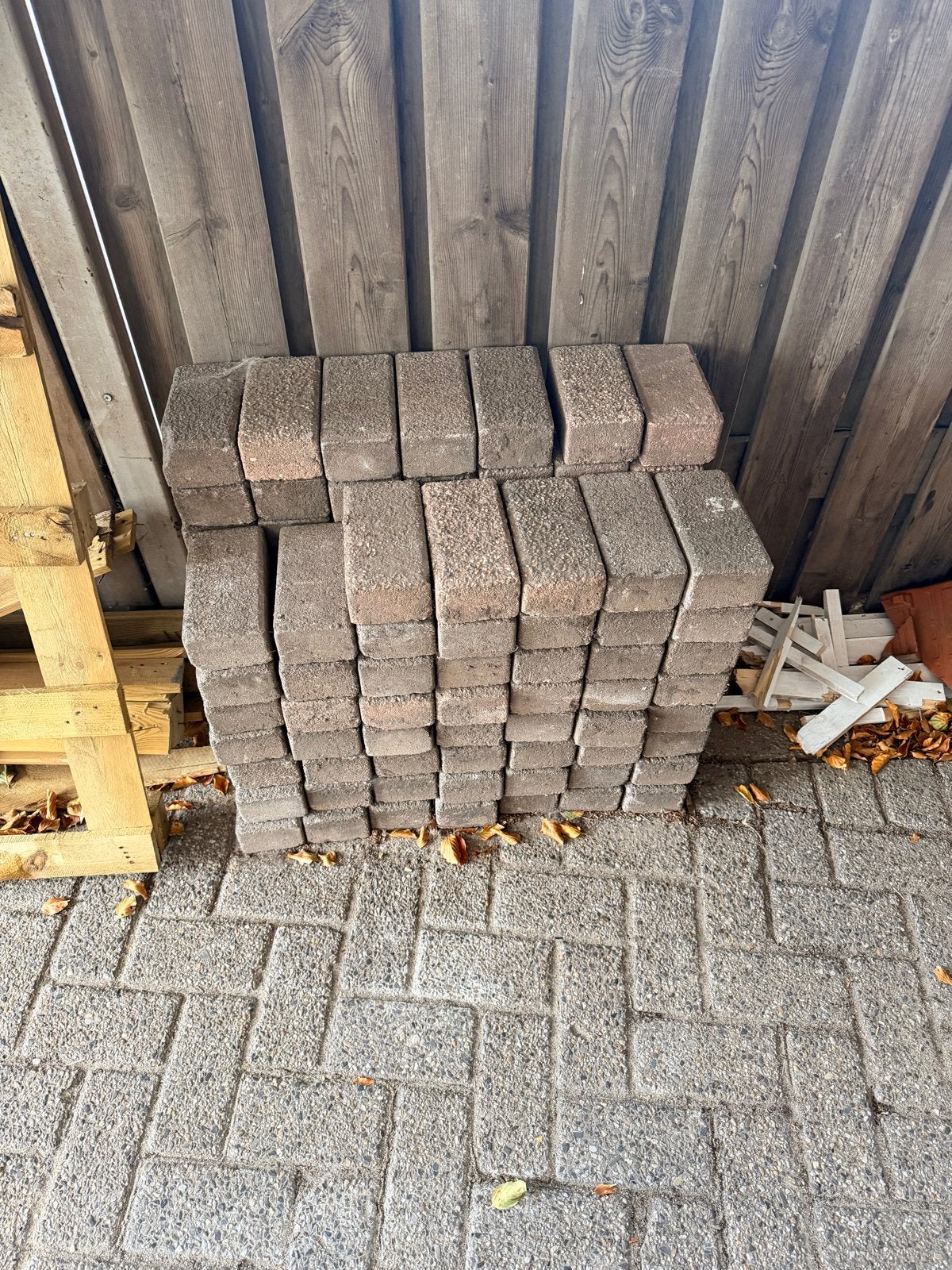 Gratis ophalen - klinkers voor tuin of oprit, Tuin en Terras, Ophalen, Gebruikt, Klinkers, Minder dan 5 m²