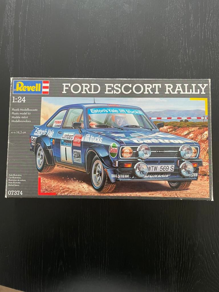 Revell Ford Escort Rally Modelbouwdoos - Nieuw (07374), Auto, Revell, Groter dan 1:32, Nieuw