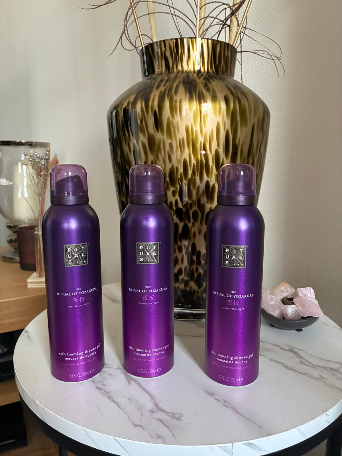 Nieuw rituals yozakura showergel foam 200 ml 3 stuks, Ophalen of Verzenden, Nieuw, Bad & Douche