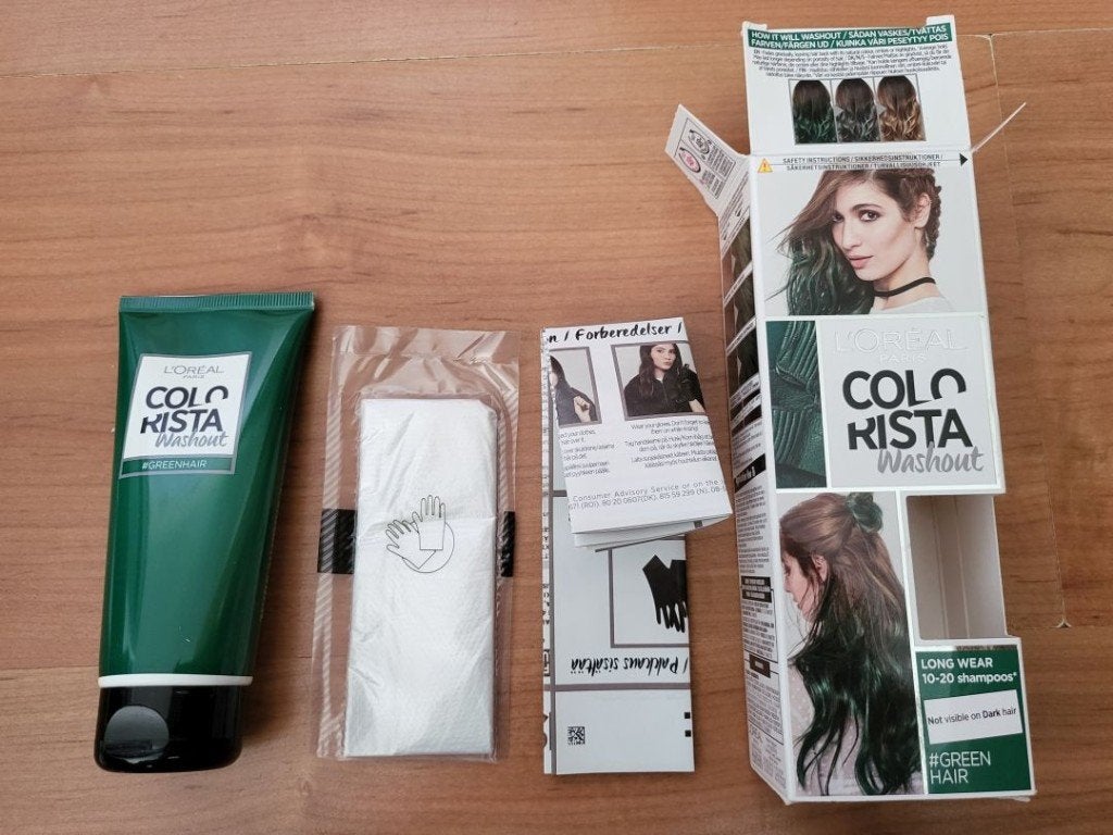 Loreal Paris Colorista Washout groene haarverf 80 ml, Ophalen of Verzenden, Nieuw, Overige typen