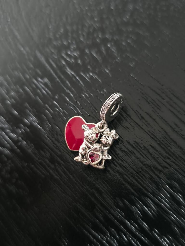 Pandora Mickey Minnie mouse hanger, Ophalen of Verzenden, Zo goed als nieuw, Zilver, Pandora