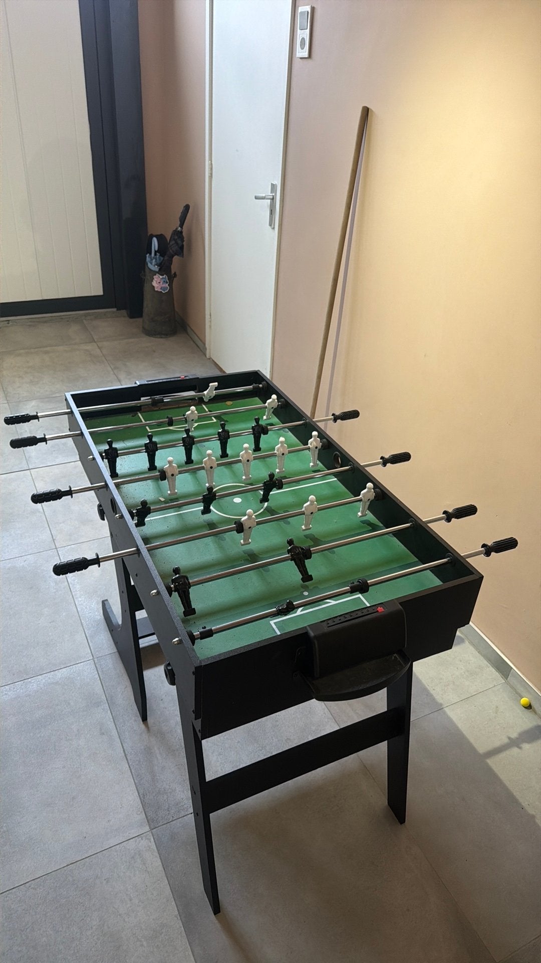 Tafelvoetbal/tennis/biljart/airhockey in 1, Ophalen, Zo goed als nieuw