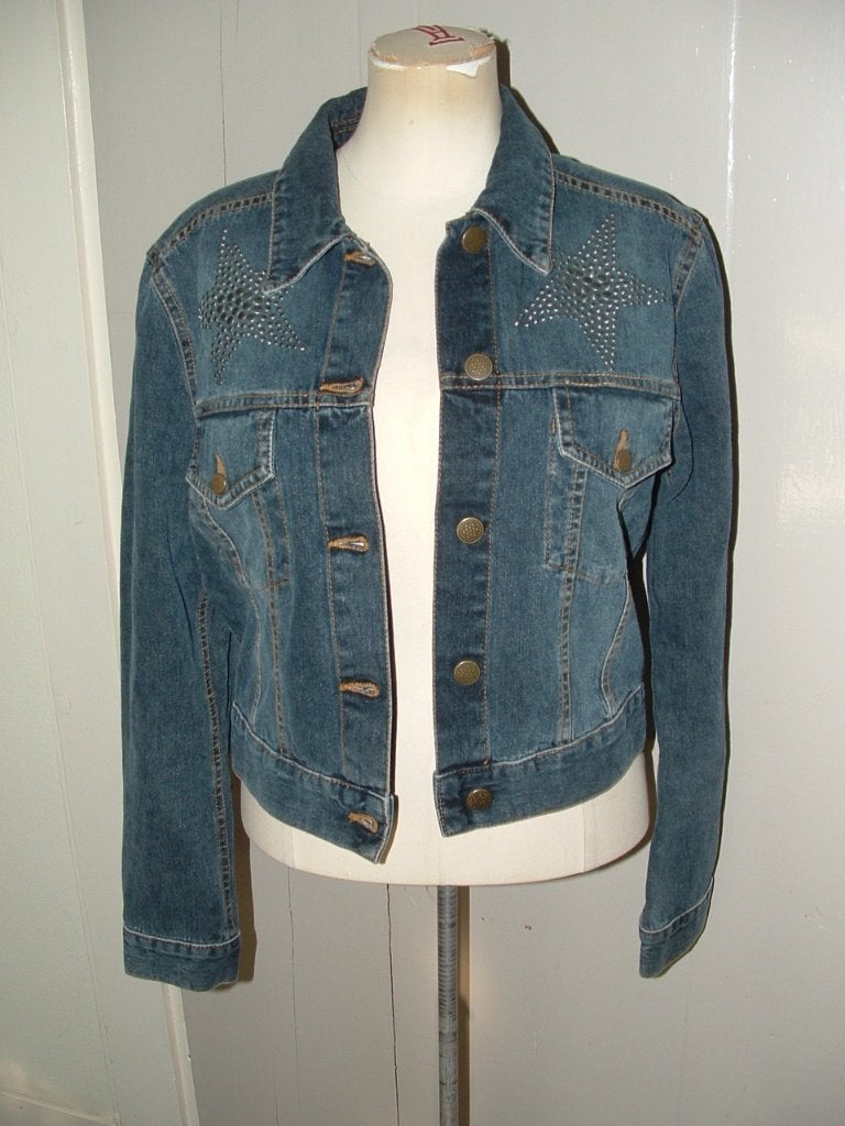 Giovane San Martino spijkerjas denimjas spijkerjack maat 36, Blauw, Giovane San Martino, Ophalen of Verzenden, Jasje