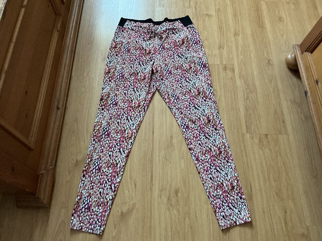 Roze/oranje broek van Mi-Piace. Maat XL, Mi Piace, Maat 42/44 (L), Ophalen of Verzenden, Zo goed als nieuw