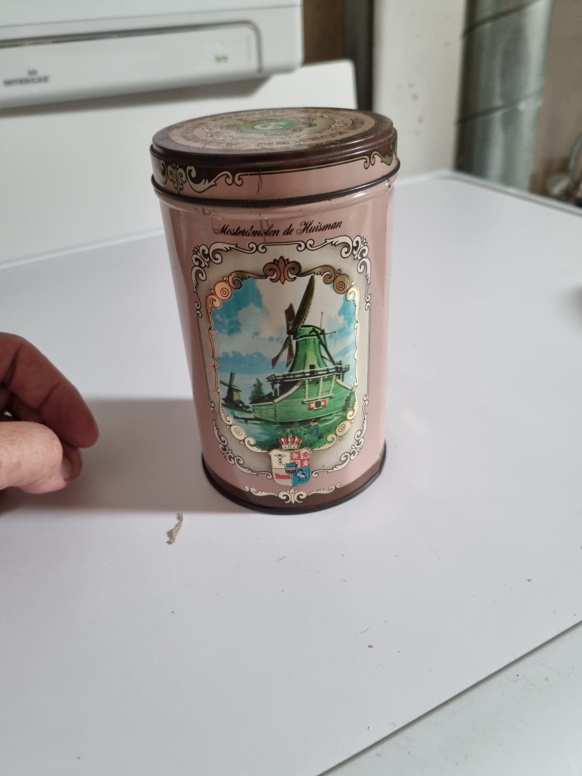 Vintage blikken trommels (3 stuks) - Albert Heijn, Droste, Ophalen