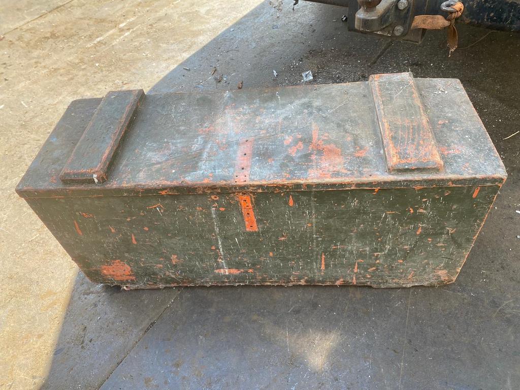 Originele WOII WWII munitiekist - Militaria verzamelobject, Ophalen of Verzenden, Landmacht, Overige gebieden, Kist of Geocache