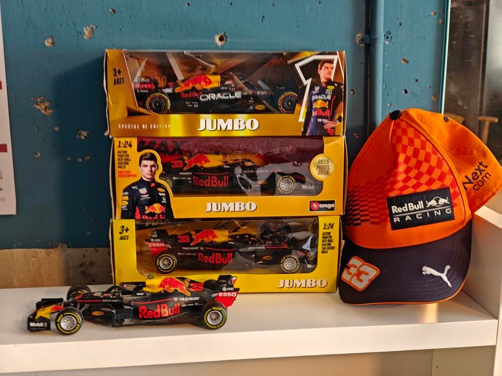 Max Verstappen collectie: auto's, pet en stickers, Ophalen of Verzenden, Zo goed als nieuw, Auto, Overige merken