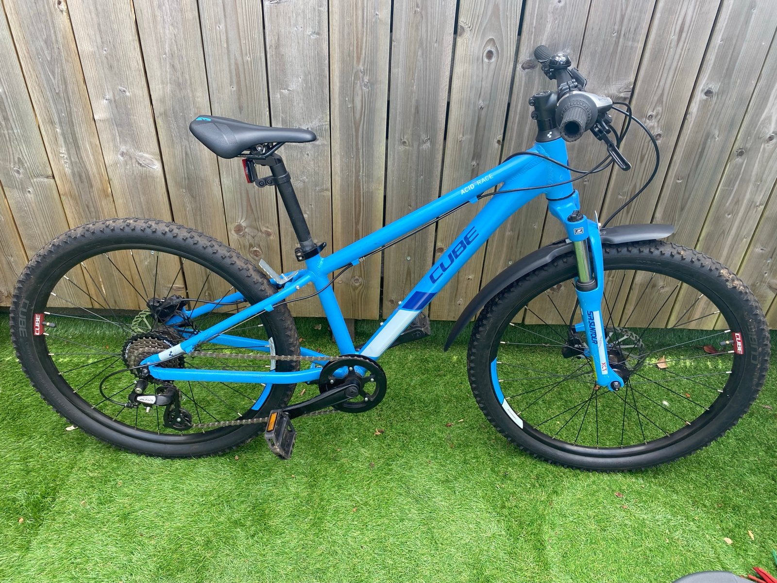 Cube Acid 240 kinderfiets - 7 versnellingen, schijfremmen, Ophalen, 24 inch of meer, Gebruikt, Aluminium