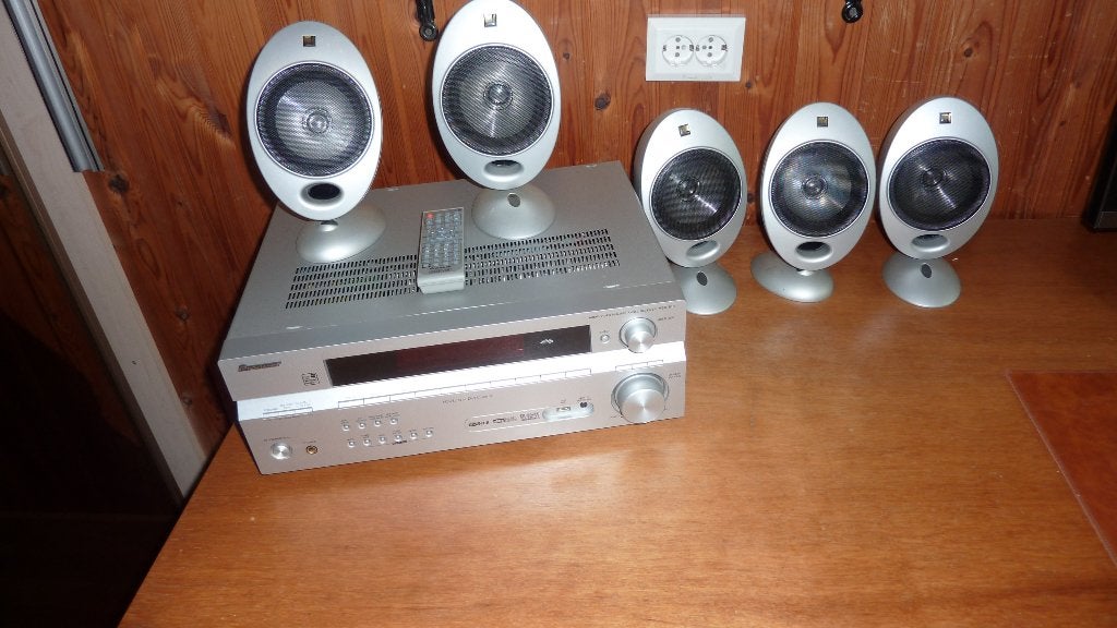 Receiver en 5 speakers, Ophalen, Zo goed als nieuw, Pioneer, 120 watt of meer