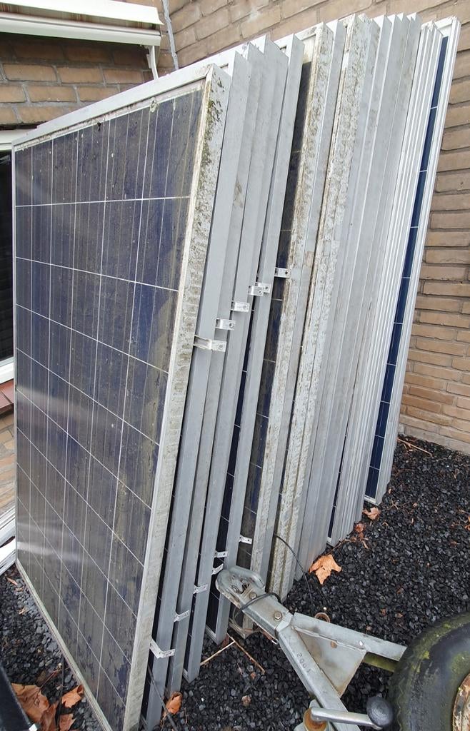 12x zonnepanelen 245Watt, Doe-het-zelf en Verbouw, Zonnepanelen en Toebehoren, Ophalen, Gebruikt, Paneel, 200 wattpiek of meer